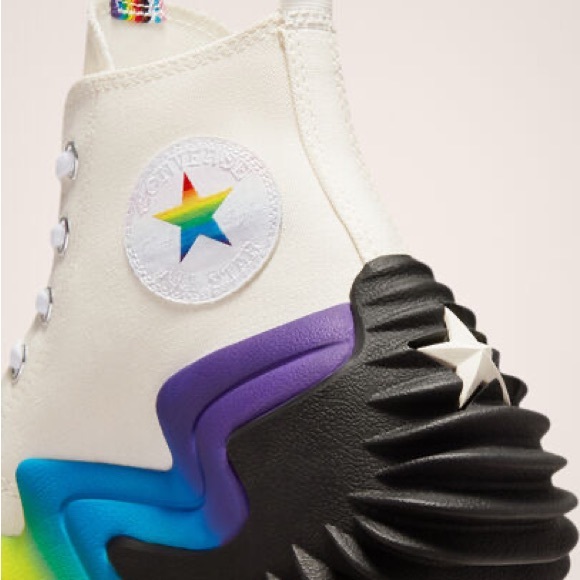 LIMITED ED PRIDE Run Star Motion Platform High Top - Picture 9 of 11